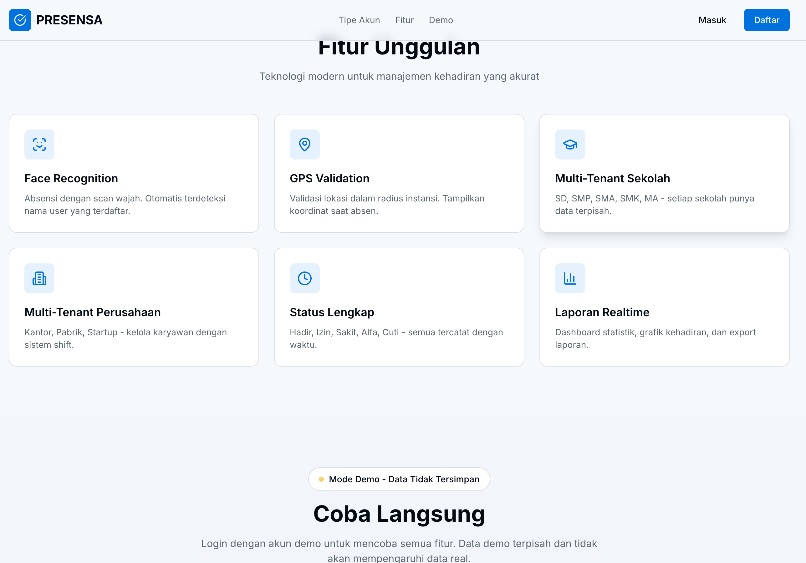 Presensa App – Attendance and Grading System for Schools